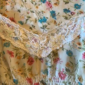 romy floral top, size S